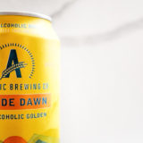 Upside Dawn Golden Ale - Athletic Brewing Co Can horizontal