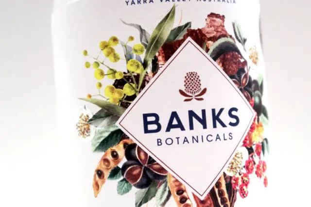 banks Botanicals Front of bottle close up