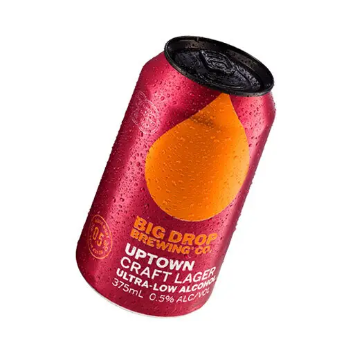 Big Drop Uptown Craft Lager can image