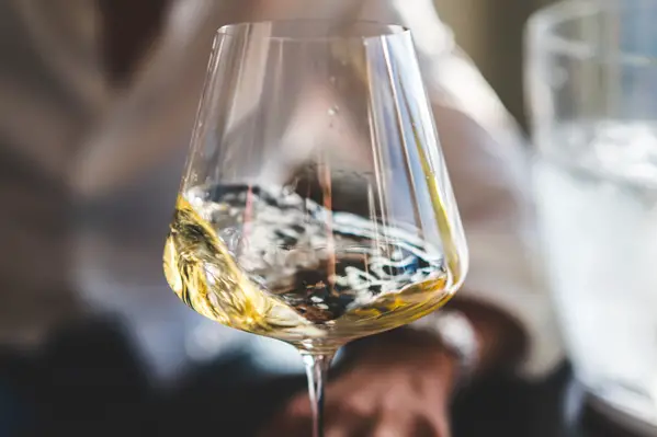 Giesen Sauvignon Blanc in glass