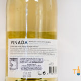 Vinada Sparkling Review rear of bottle
