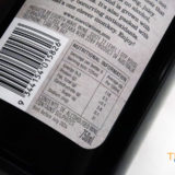 Funky Monkey Pinot Noir nutritional label on the rear of the bottle