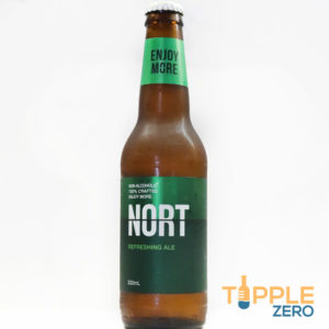Nort Refreshing Ale Bottle on Bench