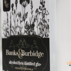 Banks and Burbidge Close up of label on bottle