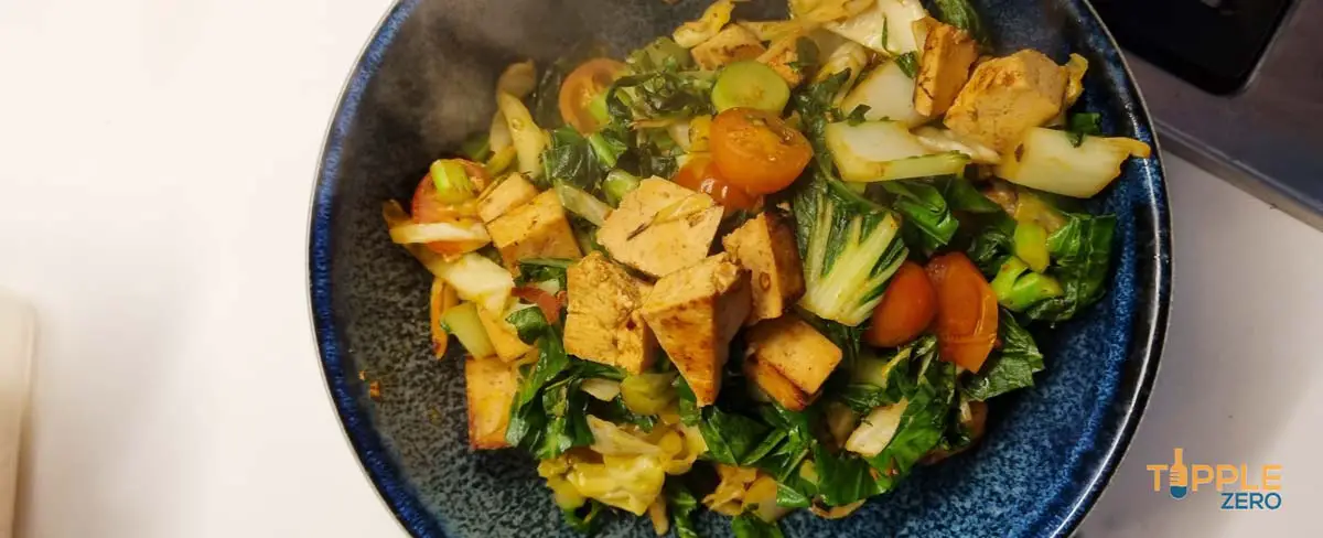 Spicy Food Stirfry in Bowl